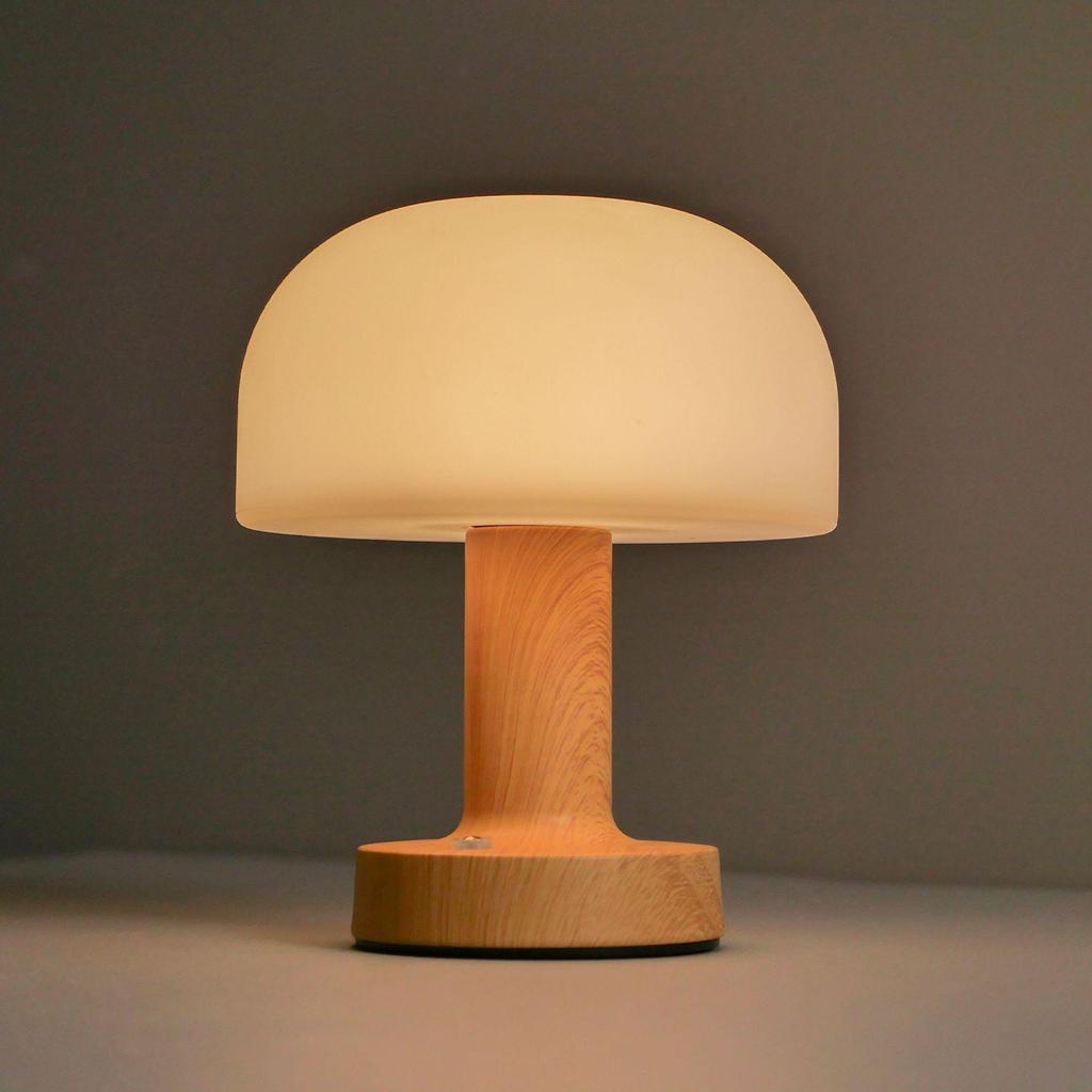 Cross-Border Creative Mushroom LED Table Lamp with USB Night Light for Bedside Decoration