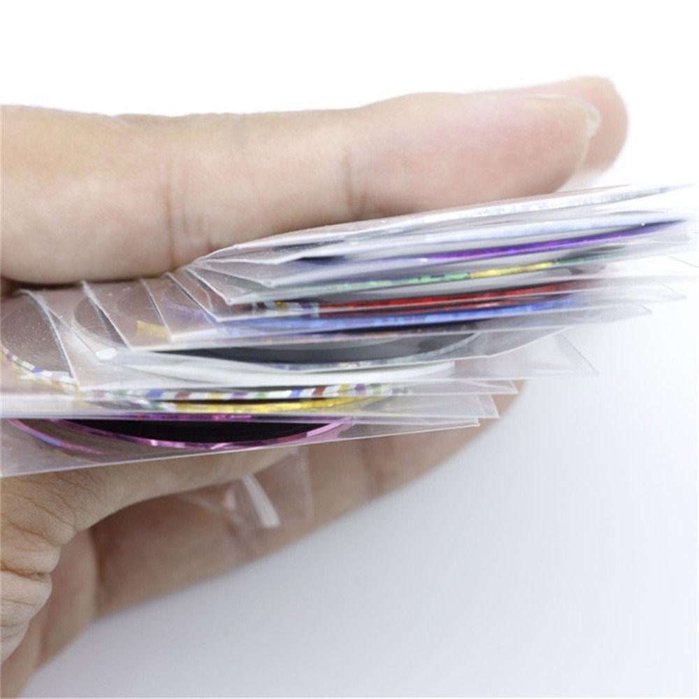 Fly Tying Material Fishing Line Tape UV Shinning Fishing Lure Stickers for 14Pcs Lure Decoration