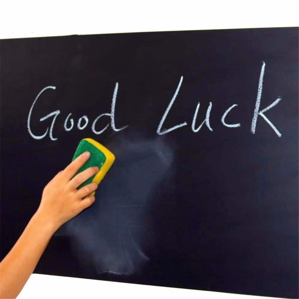 

Removable Blackboard Vinyl Chalkboard Wall Stickers Decals Great Gift for Kids 45CMx100CM Learning Black Board Stickers чёрный
