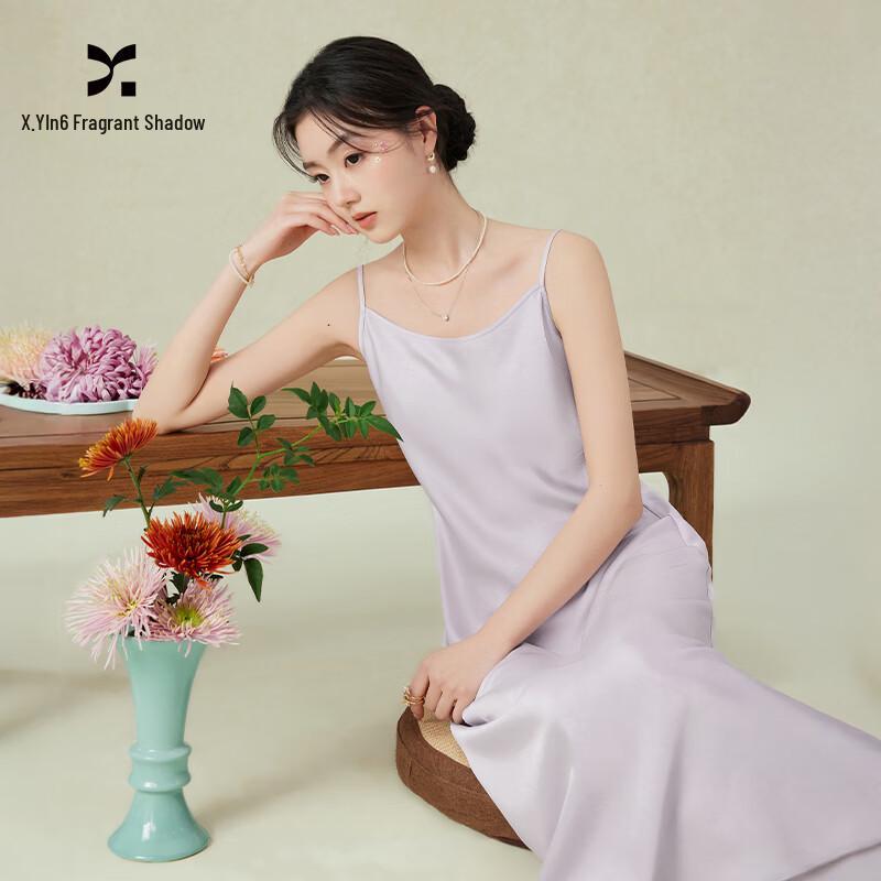 Women s Summer Satin V-Neck Long Camisole Slip Dress S