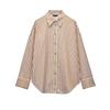 Spring New Women clothes Commuting Casual Fashion Stripe Long sleeve Lapel Shirts 2225814 2225815