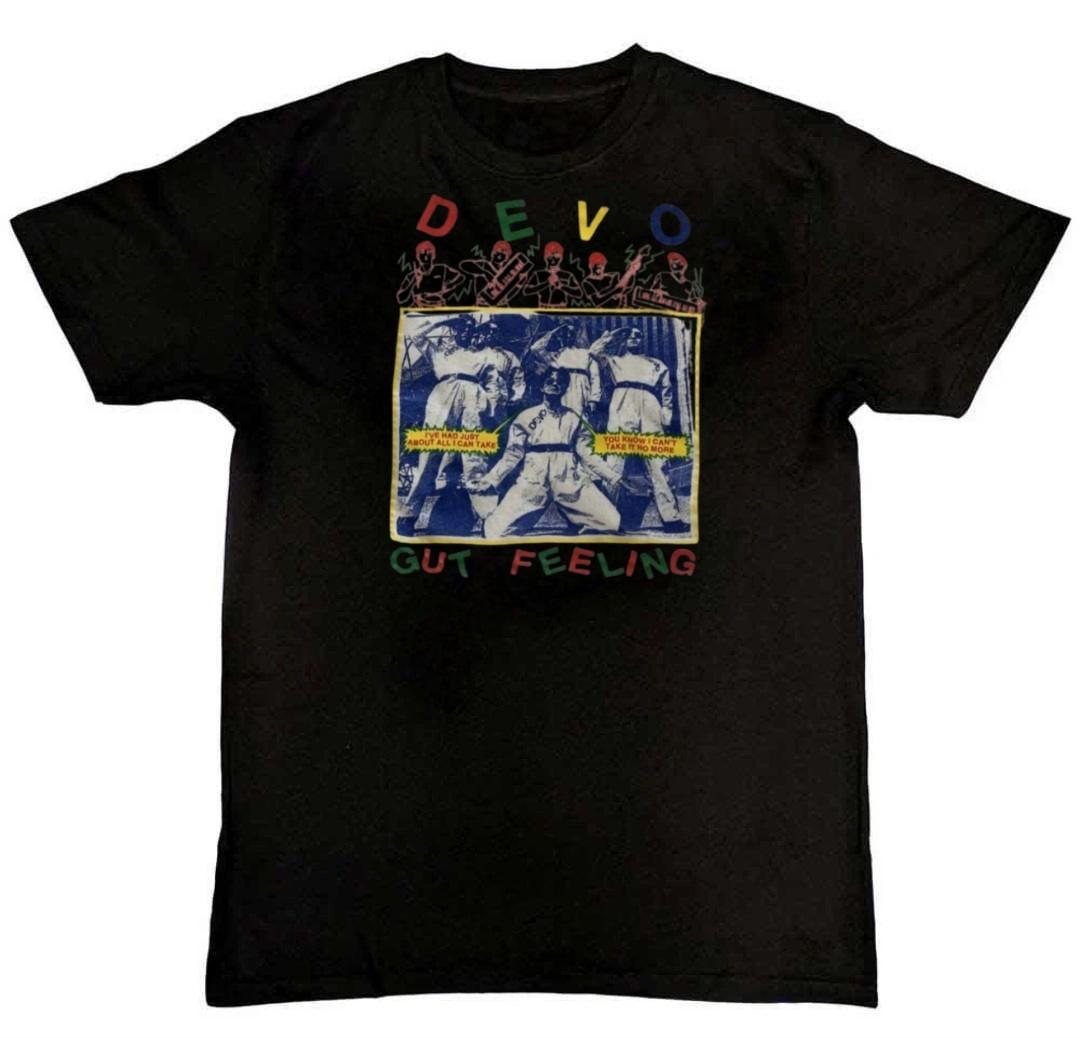 

Devo Band Gut Feeling Graphic Print Unisex Mens T-Shirt S M L XL 2 3 4 XL 5XL різнокольоровий