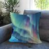 Nature Aurora Beauty Personalized Picture Text Home Decorative Pillows Household Gifts 45X45Cm