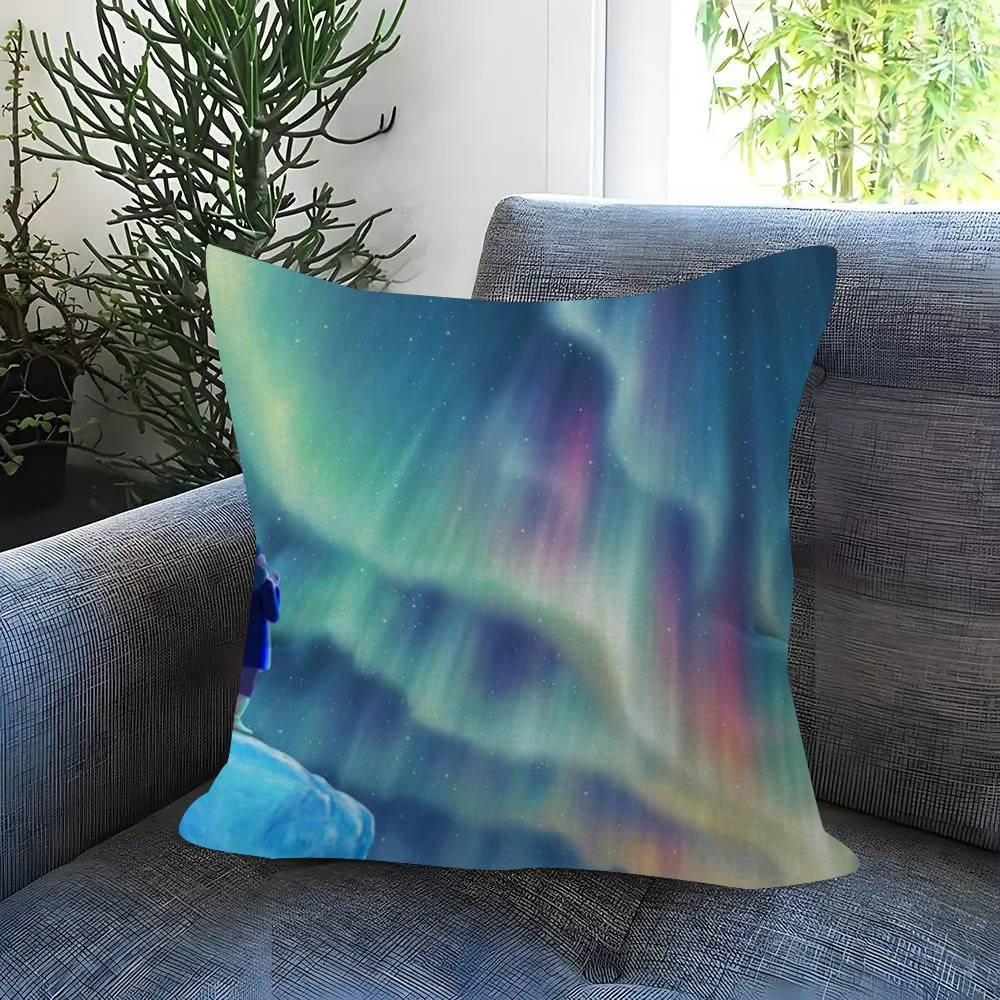 Nature Aurora Beauty Personalized Picture Text Home Decorative Pillows Household Gifts 45X45Cm