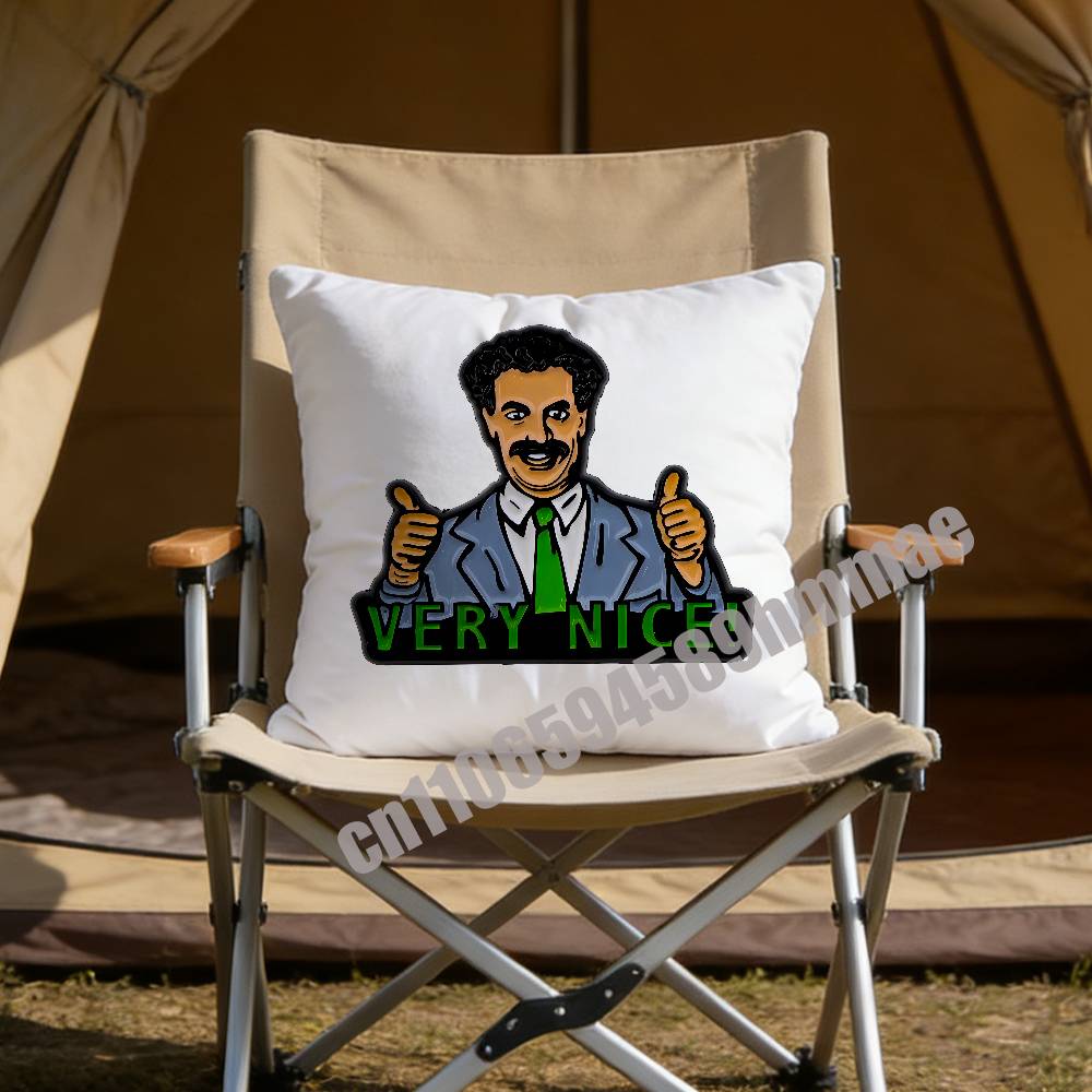 For Borat Very Nice Great Success Throw Pillow Case Sham 45X45Cm 40X40Cm Square Car Pillowcase Pad Cushion Cover