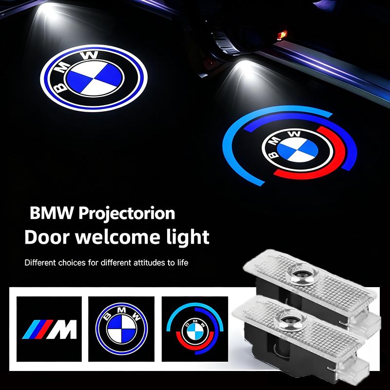 2Pcs LED Car Door Logo Projector Lamp Welcome Light Accessories For BMW M G80 G06 G07 G42 G14 G15 G16 F82 F20 X1 F30 F10 F20 F82