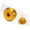 Pair 30mm 14mm Engine Cover Caps For Honda NT650 NC700 CTX700 CG125 CBF500 CB500 CB1100 CB1300 XRV750 XRV650 Crankcase Screw Cap