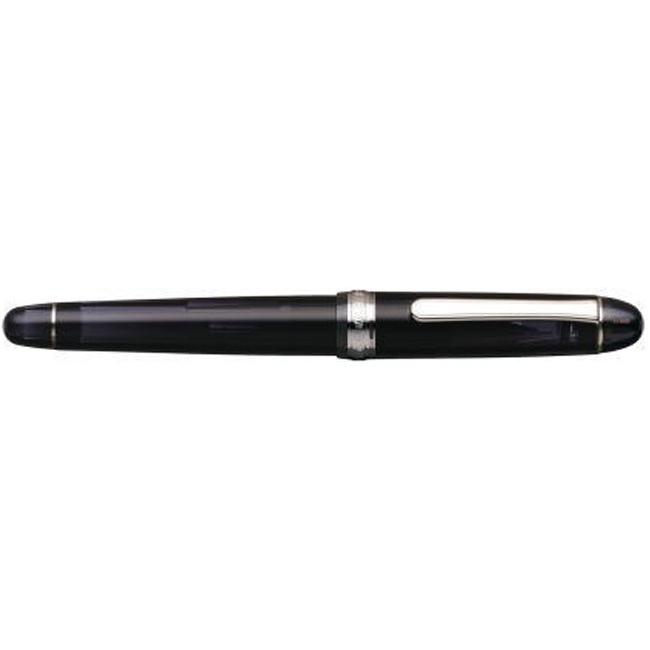 Platinum #3776 Century RHODIUM Fountain Pen Black Diamond B Nib PNB-18000CR#7-4