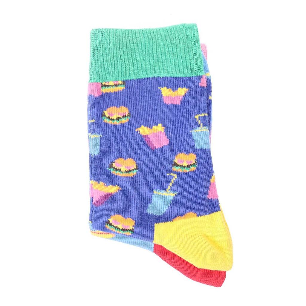 Happy Socks Baby Hamburger Logo Socken (Packung mit 2)