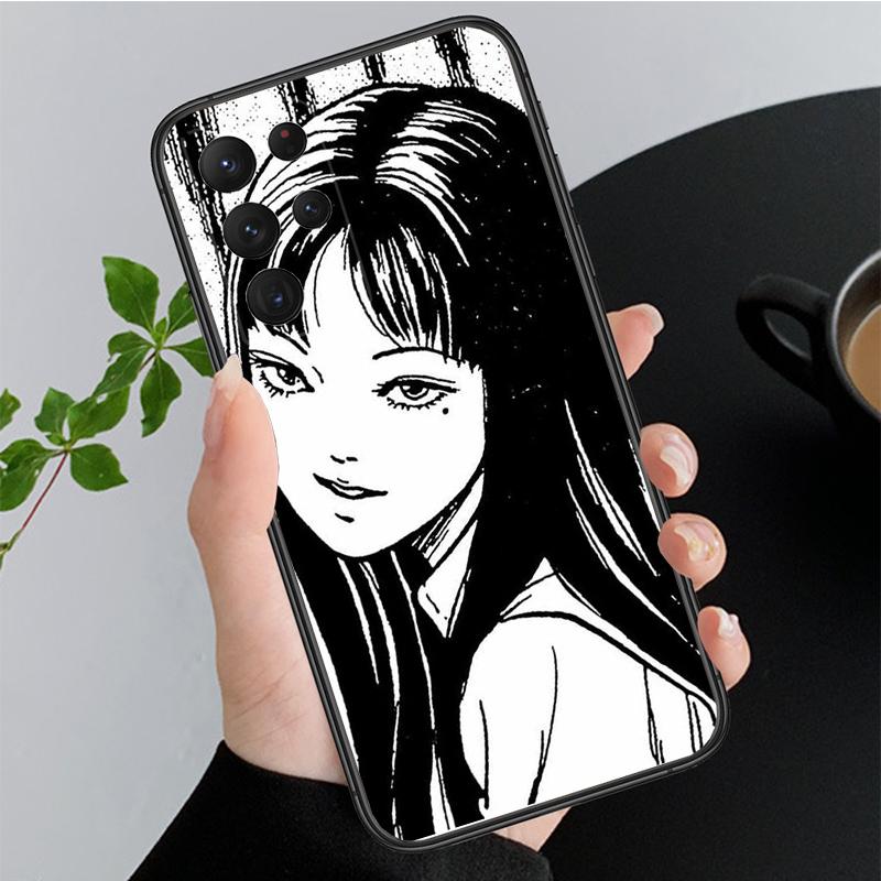 Phone Case for Samsung Galaxy A35 A55 A54 A15 A25 A05s A05 A22 A24 A52 A33 A34 M34 M14 M54 M23 Tomie Junji Ito Case