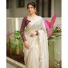Grand Launch Party Wear Viscose Saree - Velvet Shine Sequin Edition