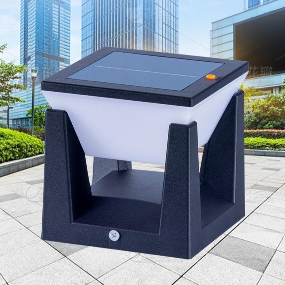 Waterproof Outdoor Pillar Lamp Efficient LED Pillar Light Lawn Decor Deck Lantern  Garden