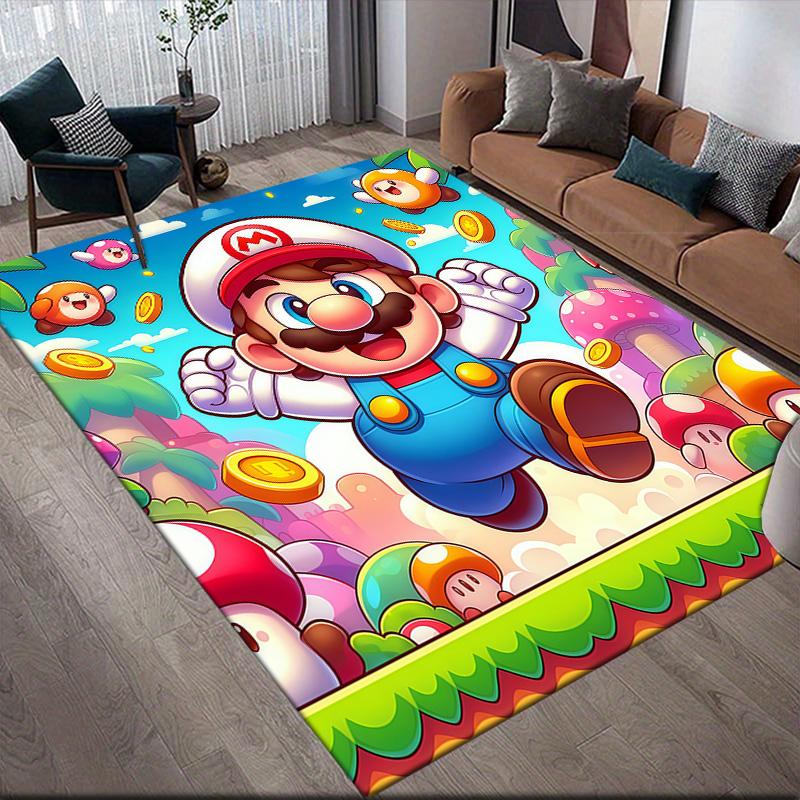 

Super Mario Chibi Solo Anti-Slip Rug, Rectangular Carpet for Living Room, Sofa & Bedroom 60x90cm