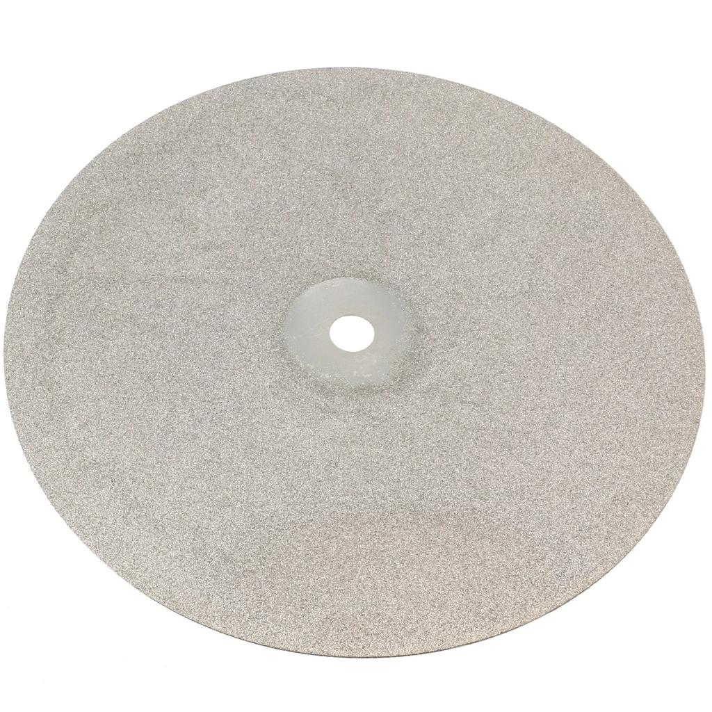8Inch 111mm emery Coated Lapping Disc Grit 61-1111 1/1in Hole Flat Lap Wheel Abrasive Grinding Disc For Gemstone Jewelry Rock