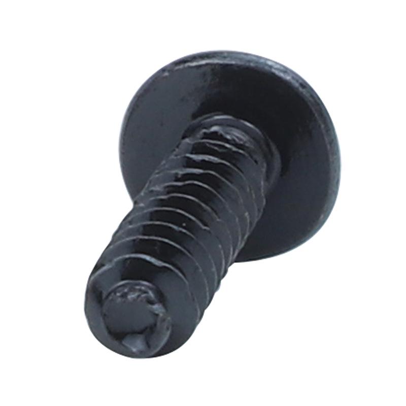 CB Vergütet Schwarz Großer Flachkopf Selbstschneidende Schrauben, Dünner Kopf, M1.7/M2/M3.