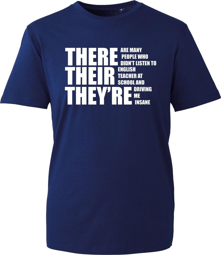 Grammar Police T Shirt Funny English Teacher Gift Unisexs Slogan Tee Top Class 2026 S