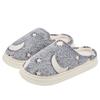Star cotton slippers autumn and winter indoor home thick bottom non-slip velvet warm cotton mop