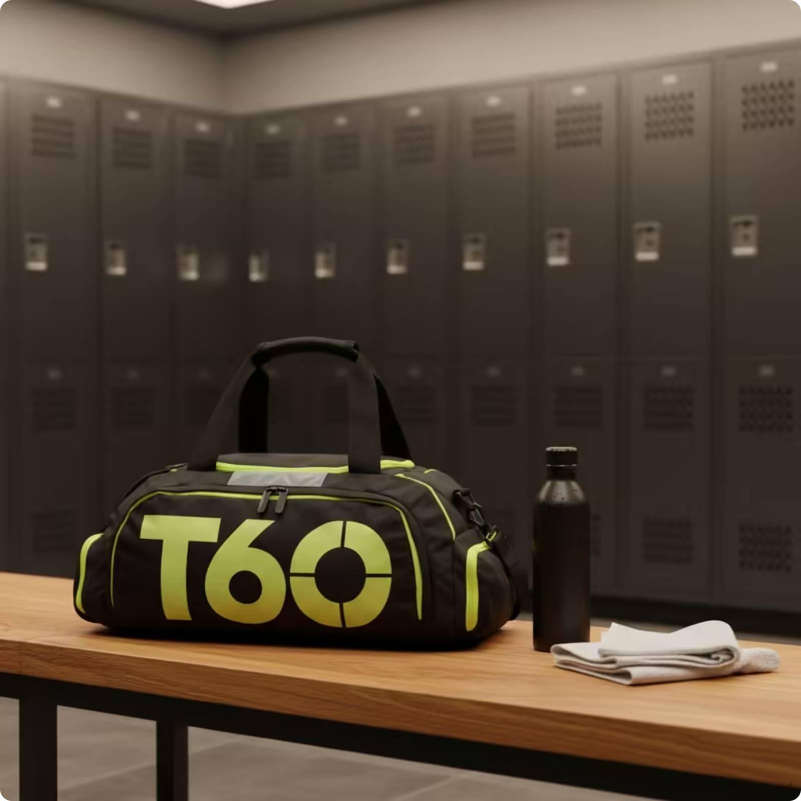 Travel Duffel Bag Waterproof with Shoulder Straps Portable for Travelers, Commuters, Gym,