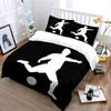 Soccer players with ball. Bedding sets Duvet cover sets Duvet covers Pillowcases(1 * Duvet Cover 2 * Pillowcases, without duvet insert)