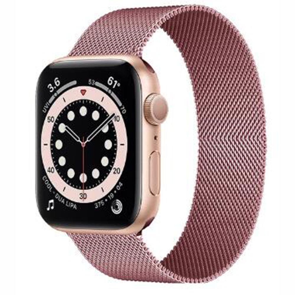 Toepasbare Magnetische Milanese Band voor Apple Watch Series 8/7/6/SE/5/4/3/2 en iWatch