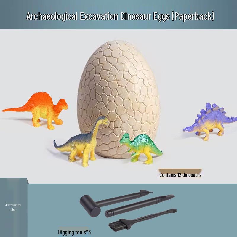 Dinosaur Egg Excavation Toy: Dig for Fossils - Perfect Boys’ Gift for Children s Day