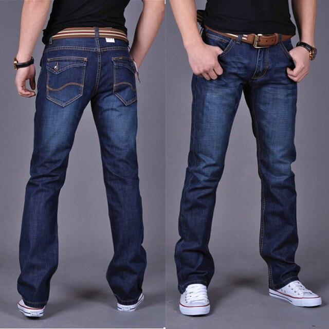Marke Herren Jeans 2021 Mode Lässig Männlich Denim Hosen Dünne Hosen Baumwolle Klassische Gerade Jeans Hohe Qualität