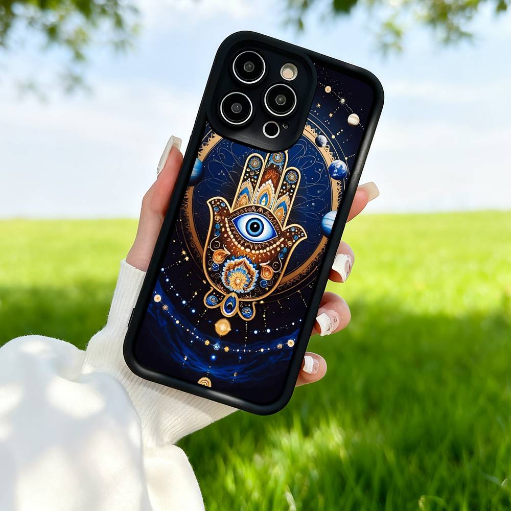 Mandala Chakra Yoga Phone Case For IPhone 17 16 15 14 13 12 Pro Max Plus Air Black Full Coverage TPU