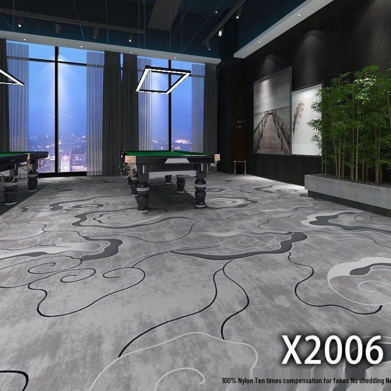 Billiard & Table Tennis Room Carpet - Full Coverage, Wear-Resistant, Flame Retardant, Soundproof