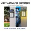 1/2/4/8 Solar Powered Outdoor Sensing Safety Light Strip Sensors with 3 Lighting Modes Suitable for Garden Fences and Courtyards