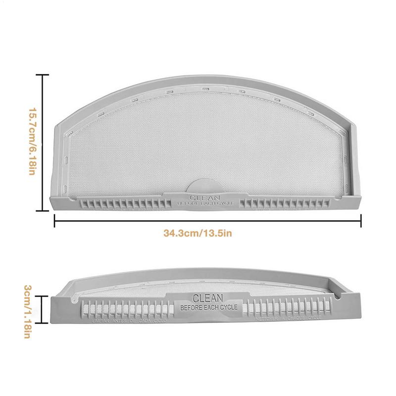 Dryer Lint Filter Screen Compact Cover Housing For Dryer Small Dryer Part Lint Trap For Home Apartment Residence Hotel Laundry