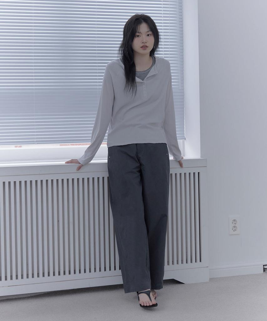 Haebeueoweil Essential Cotton Pants (Dg)