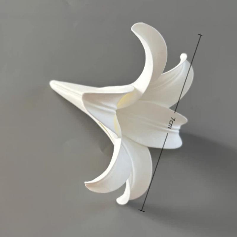 New Eva Artificial Lily Flower Head 15Cm Diy Foam Flower Head Hanging Lily Party Decor
