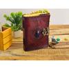 Grimoire Journal Leather Journal Blank Spell Book Book of Shadows Leather