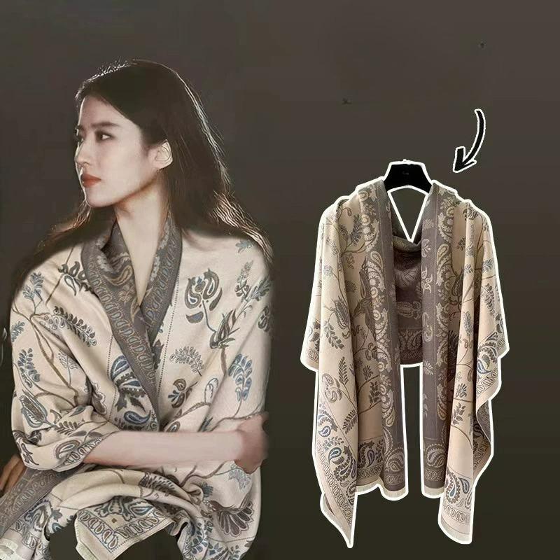 Air-conditioned Room Scarf Female Summer Office Imitation Cashmere Blanket To Keep Warm with Shawl