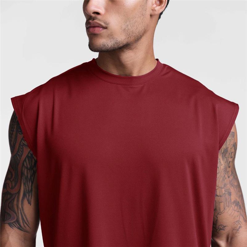 Unisex Quick-Dry Sleeveless Training Vest - Casual Sports Tank