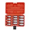 Plouluyt Drive Impact Hex Bit Socket H5 H6 H7 H8 H10 H12 H14 H16 H17 H18 H19 Hex Wrench Socket Set Hand 12-Piece 1/2-Inch Set, H22,