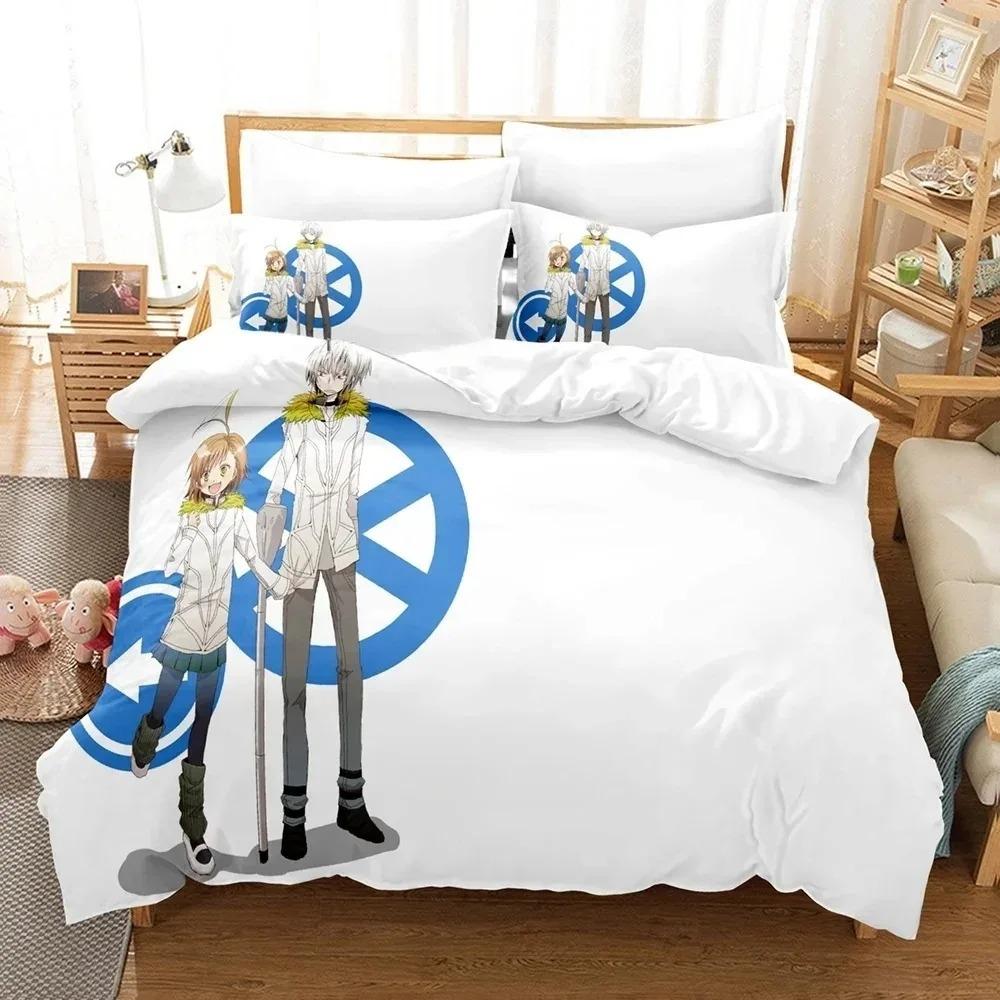 3D Printed Anime A Certain Magical Index Bedding Collection Single Twin Full Queen King Size Bed Collection Adult Kid Bedroom Duvetcover Collections