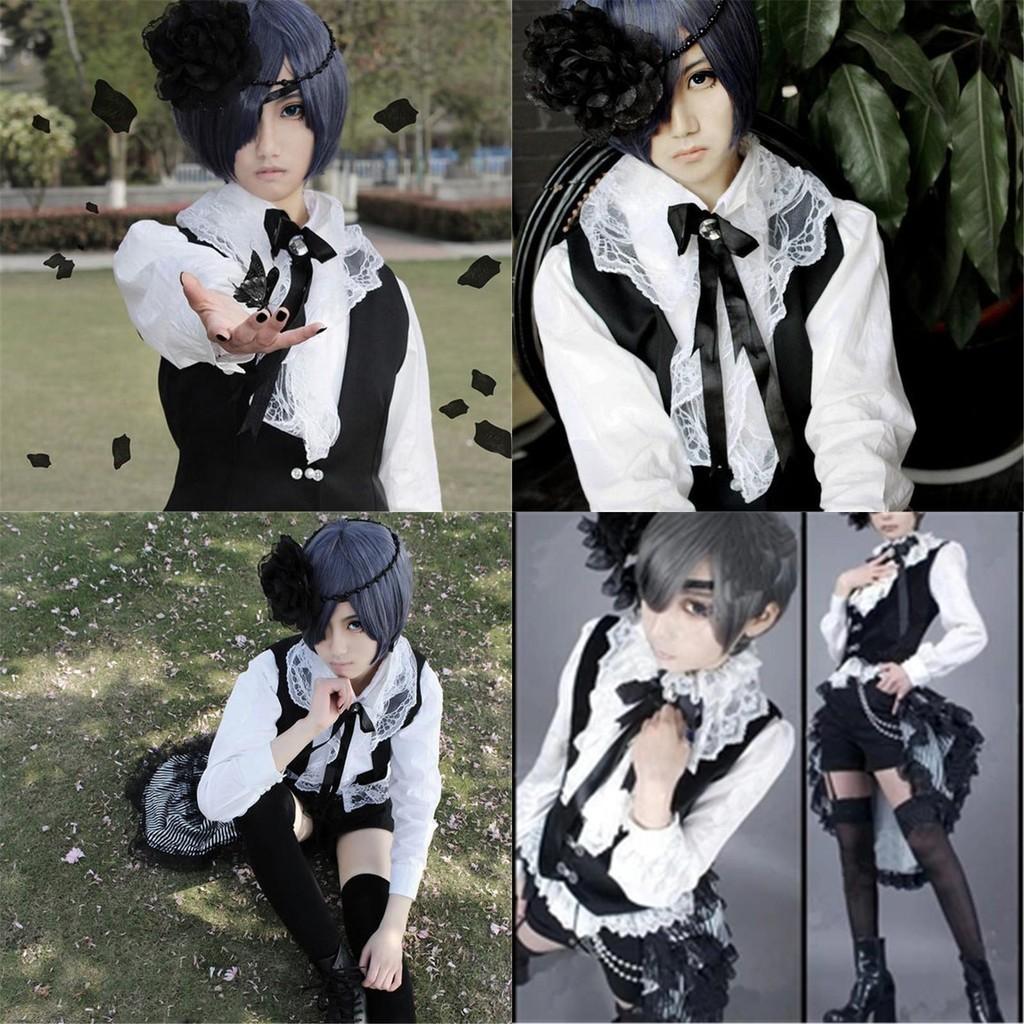 Nádherný cosplay kostým Ciela Phantomhive z Black Butler s dokonalým stehováním