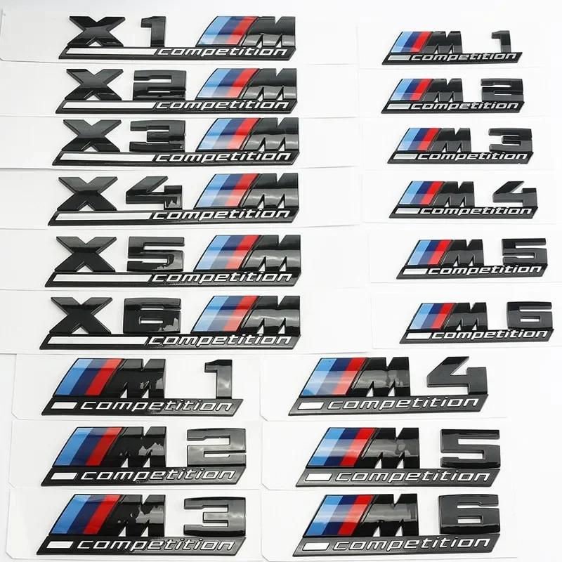 

Glossy Black COMPETITION Bar Underlined Emblem for BMW Thunder Edition M1 M2 M3 M4 M5 M6 M7 M8 X3M X4M X5M X6M Car Trunk Sticker M1 Competition