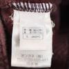 SALOMON made in Japan Check Pattern Fleece jacket L Bordeaux series Men's Used