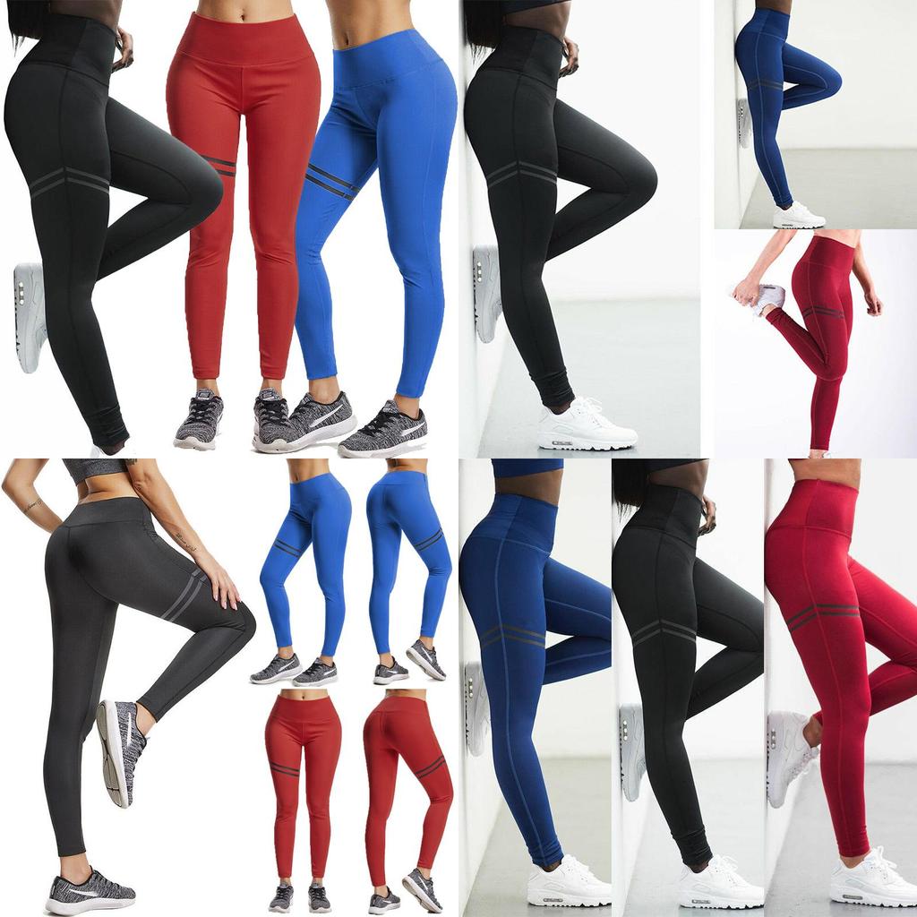 Womens High Waisted Elastic Yoga Leggings With Push Up Design For Fitness And Workout