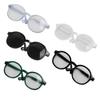 Haustierbrille Kunststoff Transparent Stilvoll Lustig Niedlich Haustier-Sonnenbrille für Katzen und Hunde Halloween-Access