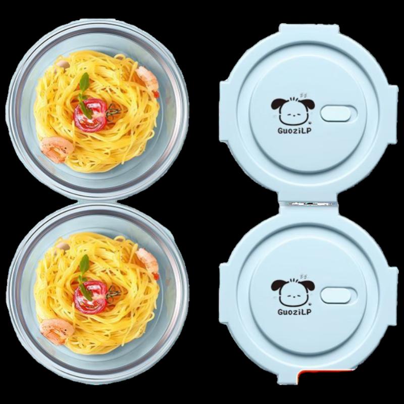 Hualuofuxiang Microwave Safe Glass Lunch Container Set