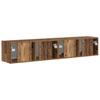 TV Wall Cabinet 2 pcs Reclaimed Wood Look 78.5 x 31 x 29.5 cm Engineered Wood