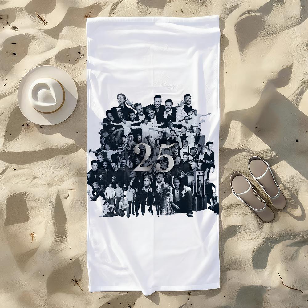Band W-Westlife-S Towel For Swim Yoga Gym Quick Drying Soft and Skin-friendly Beach Towels All-Season