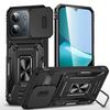 Case for Poco C85 - TPU+PC, Black, With Stand
