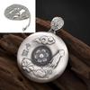 Copper Crystal Om Mani Padme Hum Heart Sutra Pendant With Chain Unisex Necklace Ethnic Style