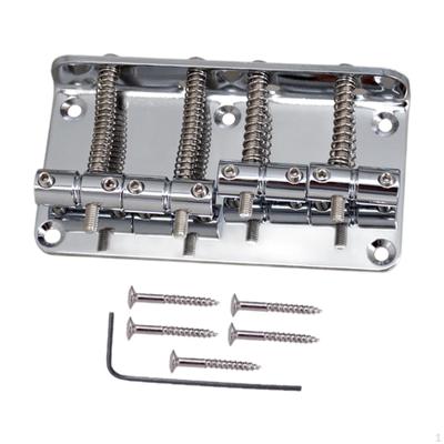 Bass Bridge Electric Guitar Fixed Professional Lightweight Metal Tailpiece Saddles