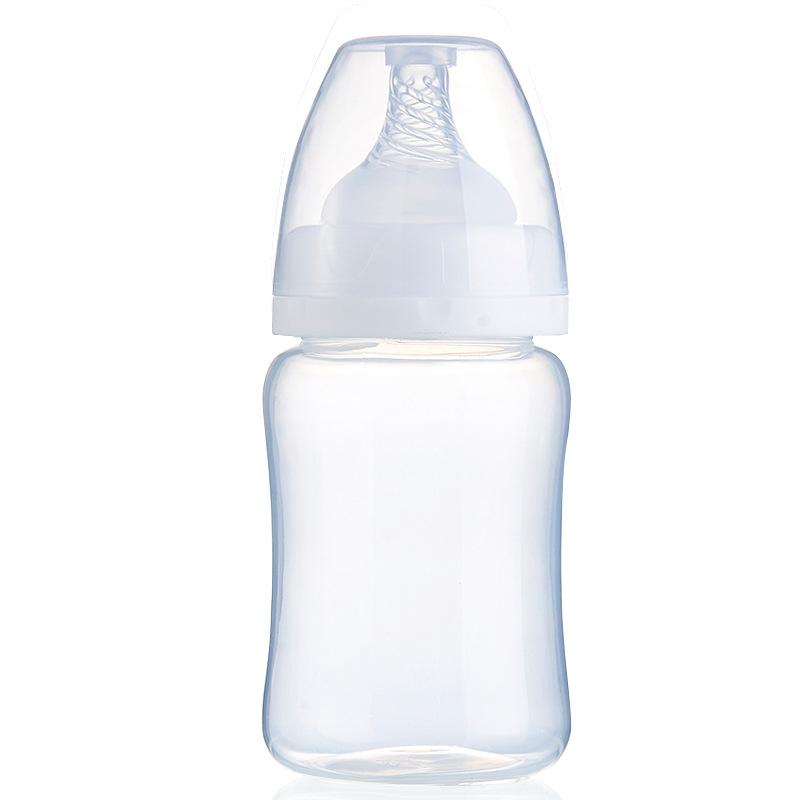150ML Wide-mouth Bottle for Breast Pumps Bottle Feeder Newborn Baby Feeding Bottle Silicone Nipple Baby Drop-resistant Bottles