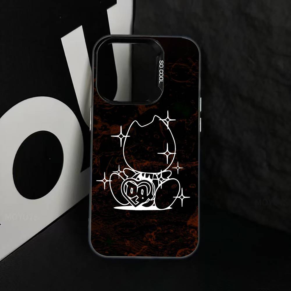 B-Bladee DG 3-3-3 Phone Case For iPhone 17,16,15,14,13,12,11 Plus,Pro Max,XS,Colorful Silver Phone case Funda Cover